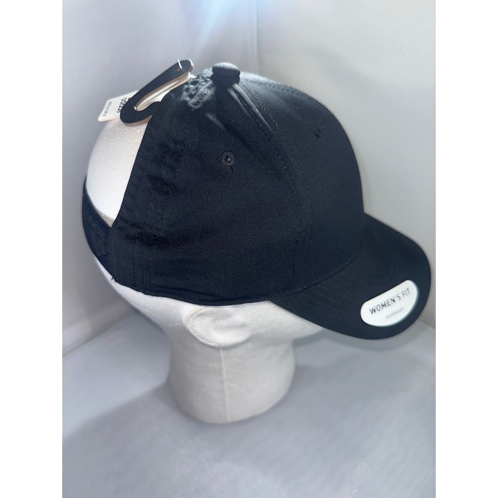 Adidas AEROREADY Womens Fit Baseball Cap Black Performance Hat New NWT - Picture 3 of 9